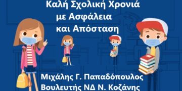Το μήνυμα του Βουλευτή της Ν.Δ. Μιχάλη Παπαδόπουλου για την έναρξη της της νέας Σχολικής Χρονιάς››