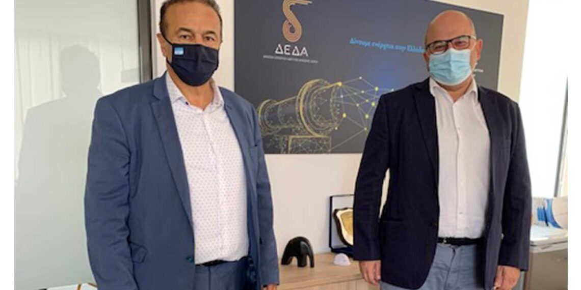 Συνάντηση Γ. Αντωνιάδη με το Διευθύνοντα Σύμβουλο της ΔΕΔΑ κ. Μάριο Τσάκα -Πριν εκπνεύσει το 2021 θα αρχίσουν οι εργασίες στην πόλη της Φλώρινας