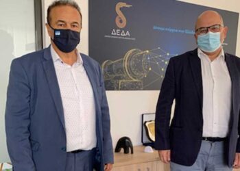 Συνάντηση Γ. Αντωνιάδη με το Διευθύνοντα Σύμβουλο της ΔΕΔΑ κ. Μάριο Τσάκα -Πριν εκπνεύσει το 2021 θα αρχίσουν οι εργασίες στην πόλη της Φλώρινας