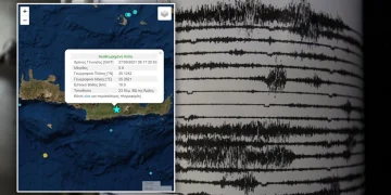 Ισχυρός σεισμός στην Κρήτη 5,8 Ρίχτερ – Ταρακουνήθηκε το νησί