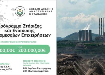 Η προκήρυξη του προγράμματος στήριξης και Ενίσχυσης Μικρομεσαίων Επιχειρήσεων στις λιγνιτικές περιοχές – Δικαιούχοι, προϋπολογισμός, κριτήρια, επιλέξιμες δαπάνες