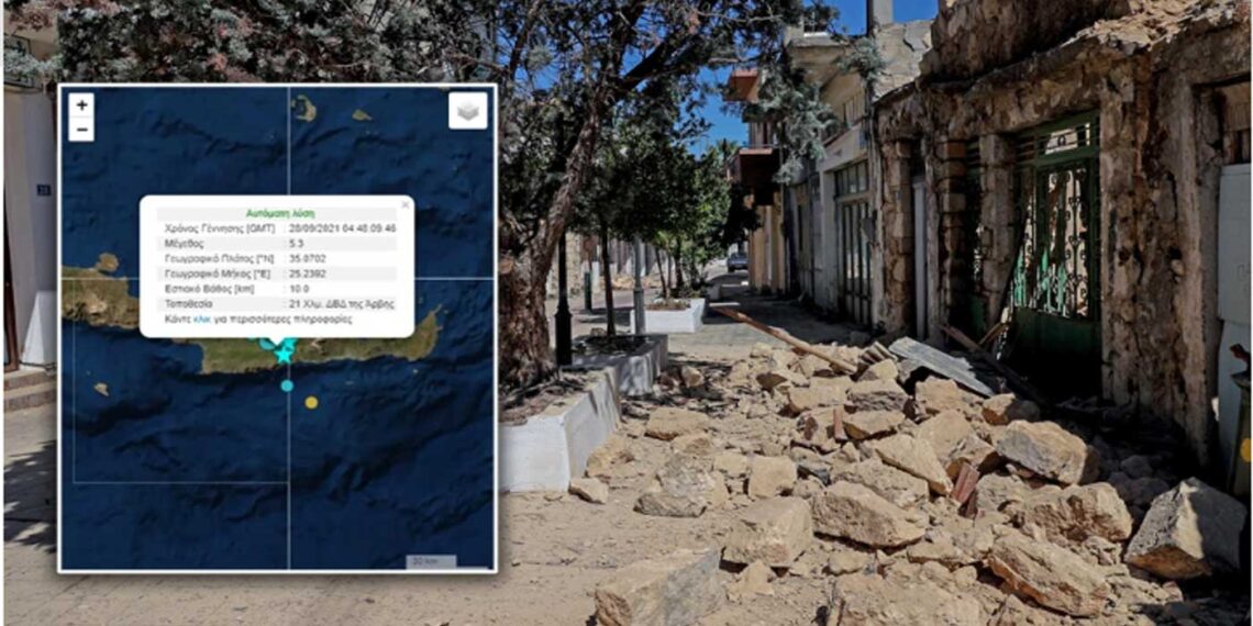 Νέος σεισμός 5,3 Ρίχτερ αναστάτωσε την Κρήτη