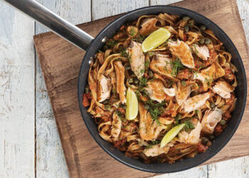 Ταλιατέλες με σολομό