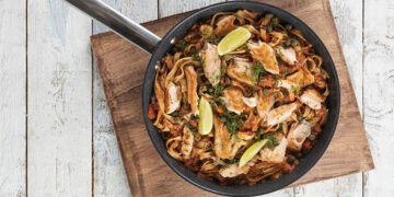 Ταλιατέλες με σολομό