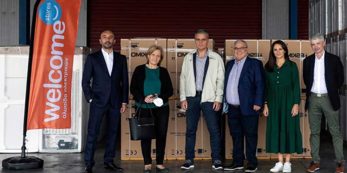 Welcome Stores: Δωρεά 180 ηλεκτρικών συσκευών προς τους πληγέντες της Εύβοιας και της Μάνης