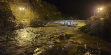 Πολύ επικίνδυνη αύξηση της στάθμης των υδάτων στον ποταμό Βενέτικο στα Γρεβενά