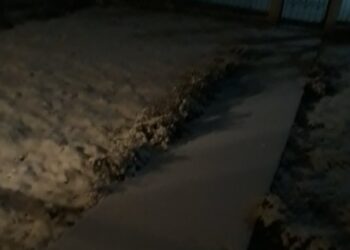 VIDEO αναγνώστη από το χιονισμένο Μεσόβουνο