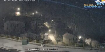 Κακοκαιρία «Λέανδρος»: Έντονη χιονόπτωση στη Φλώρινα – Βίντεο