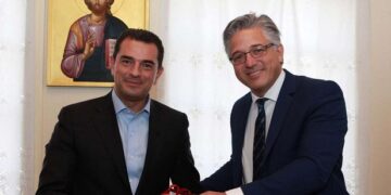 Συνάντηση του Δημάρχου Βοΐου με τον ΥΠΕΝ Κ. Σκρέκα – Στο επίκεντρο το αέριο και το υψηλό κόστος θέρμανσης στην περιοχή