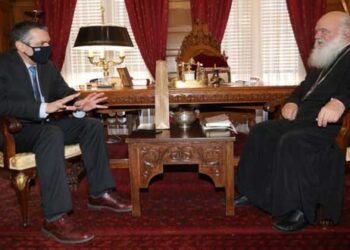 Στον Αρχιεπίσκοπο Ιερώνυμο ο Περιφερειάρχης Δ. Μακεδονίας Γεώργιος Κασαπίδης