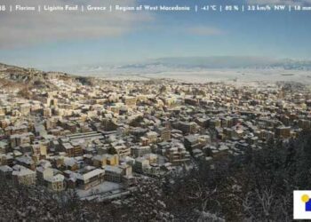 Φλώρινα: Δείτε σε εντυπωσιακό timelapse βίντεο το πέρασμα του χιονιά