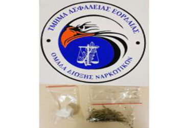 Συνελήφθησαν δύο άτομα στην Κοζάνη για διακίνηση κοκαΐνης. Βρέθηκαν στη κατοχή τους 20 γραμμάρια καθώς και 5 γραμμάρια κάνναβης