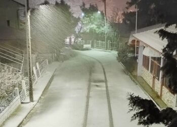 Νυχτερινή Κοζάνη…στα λευκά