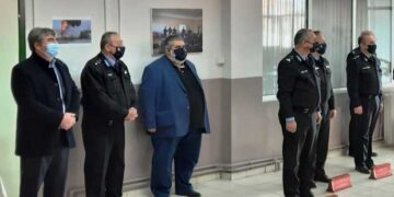 Στην τελετή ορκωμοσίας νέων Πυροσβεστών της Σχολής Πτολεμαΐδας, παραβρέθηκε ο Δήμαρχος Εορδαίας Παναγιώτης Πλακεντάς. Συνάντηση με τον Υπαρχηγό του Πυροσβεστικού Σώματος