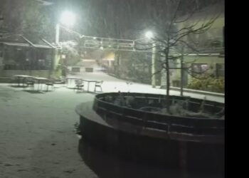ΤΩΡΑ: Χιονόπτωση στη Σαμαρίνα Γρεβενών (VIDEO)