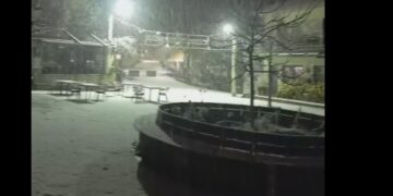 ΤΩΡΑ: Χιονόπτωση στη Σαμαρίνα Γρεβενών (VIDEO)