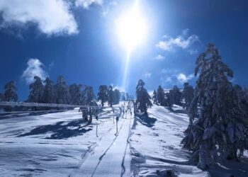 Εντυπωσιακές σημερινές εικόνες από τη Βασιλίτσα στα λευκά!