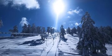 Εντυπωσιακές σημερινές εικόνες από τη Βασιλίτσα στα λευκά!