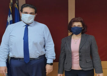 Συνάντηση Π. Βρυζίδου με τον Υφυπουργό παρά τω Πρωθυπουργώ κ. Θ. Λιβάνιο