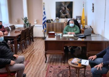 Συναντήσεις του Παναγιώτη Πλακεντά με το διοικητικό συμβούλιο του Εμπορικού Συλλόγου Πτολεμαΐδας και με τον Πρόεδρο του Αγροτικού Συνεταιρισμού Αγροκτηνοτρόφων Εορδαίας
