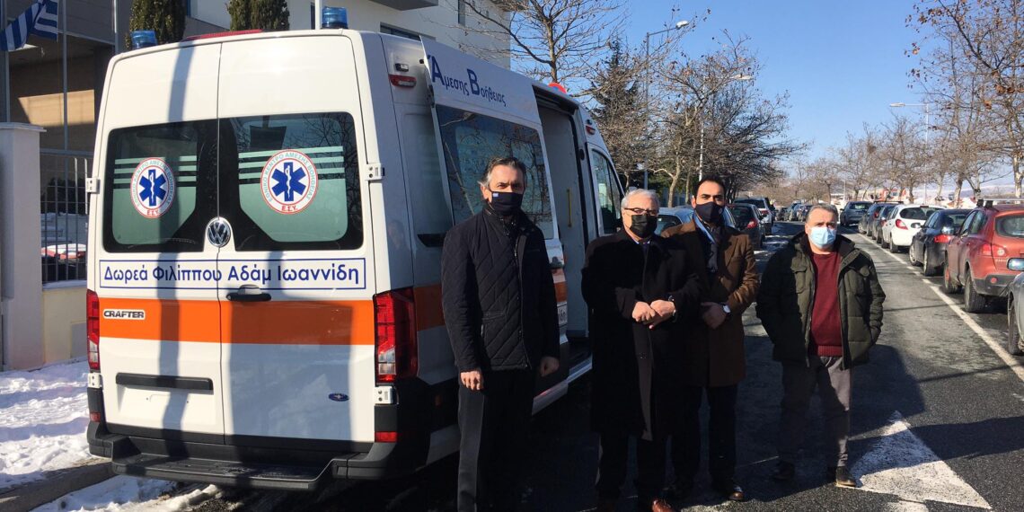 Ιωαννίδης Α.Ε.: Δωρεά ενός υπερσύγχρονου ασθενοφόρου στο ΕΚΑΒ