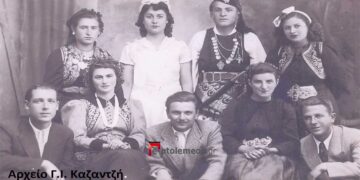 Μια υπέροχη ομάδα ηλικιωμένων του Ανατολικού, στο Μοναστήρι Μηλοχωρίου, το 1983 ή 1984- Από την στήλη του Γ. Καζαντζή στον Παλμό της Τετάρτης 20/10