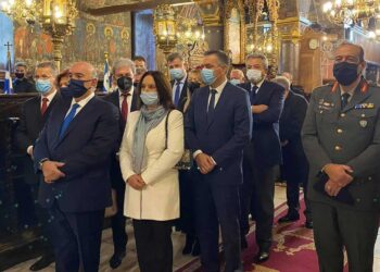 Πανηγυρική Θεία Λειτουργία στον Μητροπολιτικό Ιερό Ναό Αγ. Νικολάου για την επέτειο Απελευθέρωσης της Κοζάνης