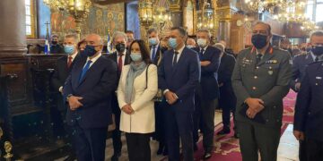 Πανηγυρική Θεία Λειτουργία στον Μητροπολιτικό Ιερό Ναό Αγ. Νικολάου για την επέτειο Απελευθέρωσης της Κοζάνης