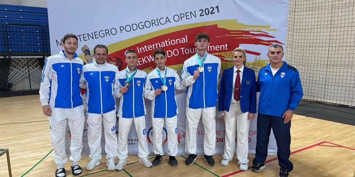 Τρία μετάλλια για τους Αθλητές της Μακεδονικός Δύναμης στους αγώνες της Podgorica