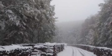 «Άσπρισε» και το Μουρίκι Εορδαίας (βίντεο)