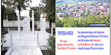 Εγκαίνια του Μνημείου Πεσόντων Τ.Κ Αυλών το Σάββατο 24/10/2021