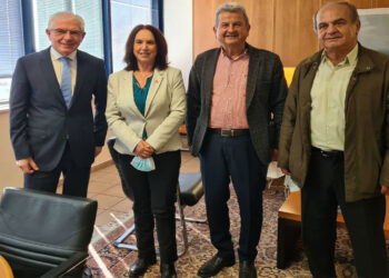 «Καλλιόπη Βέττα: Συνάντηση με τον Πρόεδρο του ΕΛ.Γ.Α. για θέματα των αγροτικών αποζημιώσεων της Π.Ε. Κοζάνης»