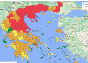 Στο κόκκινο η …μισή Δ. Μακεδονία – Ο νέος επιδημιολογικός χάρτης και τα ποσοστά εμβολιασμών ανά Π.Ε.