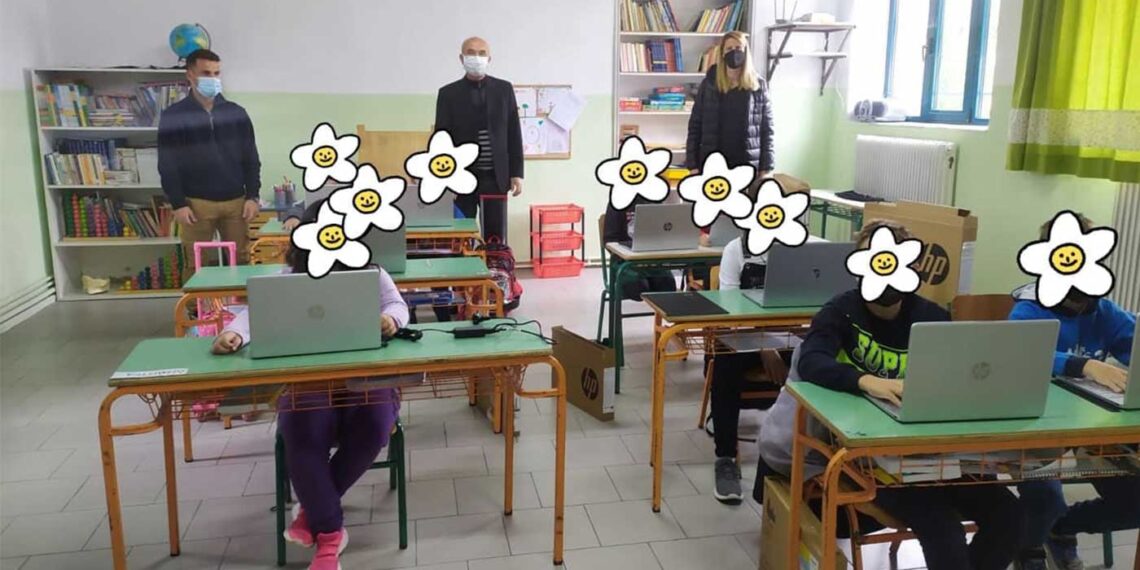 Νέοι υπολογιστές στο ακριτικό Δημοτικό Σχολείο Διποταμίας Νεστορίου μετά από ανταπόκριση του γραφείου του Πρωθυπουργού στην Αθήνα