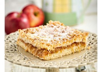 Εύκολη μηλόπιτα με τριφτή ζύμη