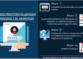 Δήμος Κοζάνης: Άνοιξε ξανά η πλατφόρμα για τις δηλώσεις τετραγωνικών μέτρων ακινήτων