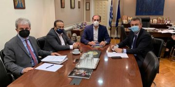 Αγροτικά θέματα και προβλήματα φορολόγησης στο επίκεντρο συνάντησης Γ. Αμανατίδη και Γ. Αντωνιάδη στο Υπουργείο Οικονομικών