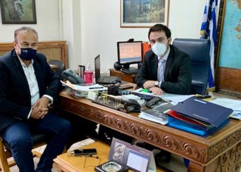 Συνάντηση Γ. Αντωνιάδη με το Δ/ντή του υπ. Αγροτικής Ανάπτυξης και Τροφίμων για αποζημιώσεις σε βιολογικά φασόλια Πρεσπών και αρακά