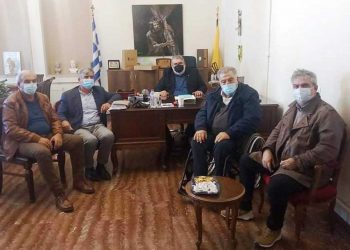 Συνάντηση του Δημάρχου Εορδαίας Παναγιώτη Πλακεντά με τον Πρόεδρο του Ομίλου Εταιρειών «Μηχανική» Πρόδρομο Εμφιετζόγλου