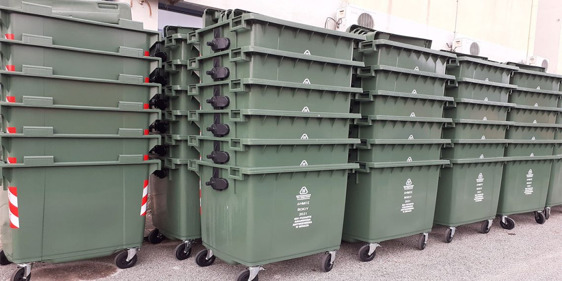 Δήμος Βοΐου: Ολοκληρώθηκε και η δεύτερη προμήθεια νέων κάδων απορριμμάτων