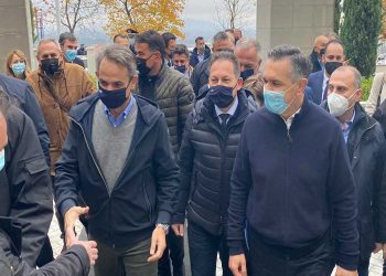 Άφιξη του Πρωθυπουργού Κυριάκου Μητσοτάκη στην Κοζάνη (φωτο-video)