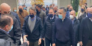 Άφιξη του Πρωθυπουργού Κυριάκου Μητσοτάκη στην Κοζάνη (φωτο-video)