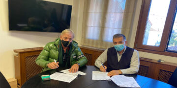 Υπογραφή σύμβασης του έργου ”Ανάπλαση παραλιακής οδού Αγίου Παντελεήμονα Δήμου Αμυνταίου”