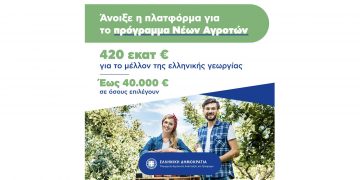 Άνοιξε η πλατφόρμα για τους νέους αγρότες