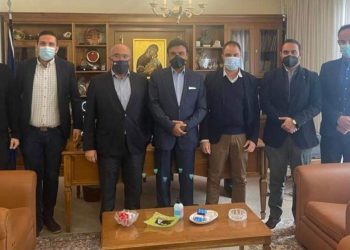 Επίσκεψη του Υφ. Μεταφορών κ. Μιχάλη Παπαδόπουλου και του Πρέσβη ΗΑΕ στο Επιμελητήριο Κοζάνης, στο Τρανόβαλτο σε επιχειρήσεις μαρμάρου και στον Αναγκαστικό Συνεταιρισμό Κροκοπαραγωγών