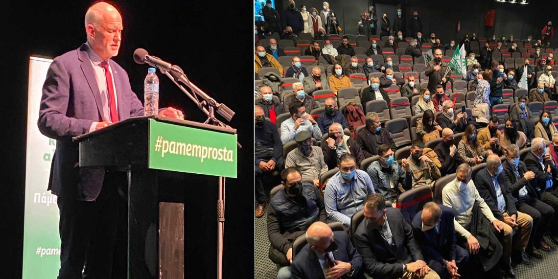 Γ. Παπανδρέου από την Κοζάνη: “Θα γίνουμε ξανά πλειοψηφούσα δύναμη” – “Η Κοζάνη έχει χτυπηθεί από την έλλειψη πρόνοιας και σχεδιασμού” -Πανηγυρική υποδοχή-VIDEO