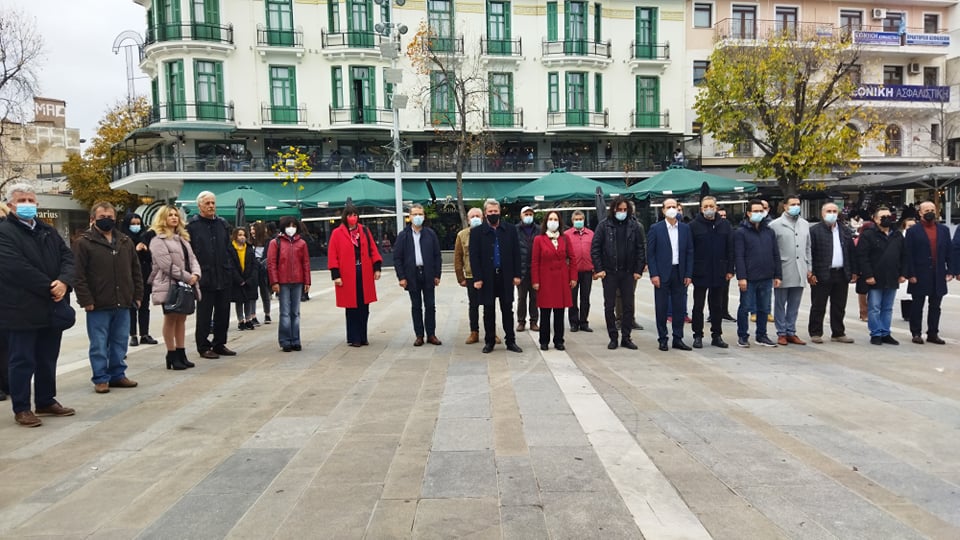 Η εκδήλωση για την ημέρα μνήμης της εξέγερσης του Πολυτεχνείου στην Κοζάνη