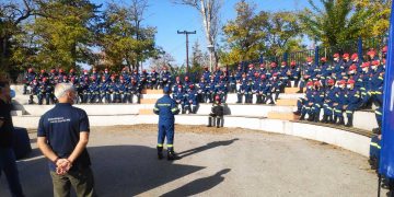 Ενημέρωση της DRAEGER HELLAS για θέματα χρήσης μέσων ατομικής προστασίας στην Σχολή Πυροσβεστών Πτολεμαΐδας