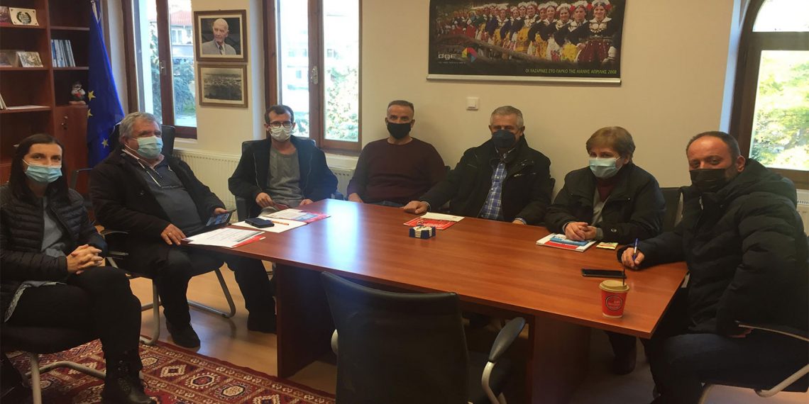 Tην Π.Ε. Κοζάνης επισκέφτηκε ο Βουλευτής του ΚΚΕ Λεωνίδας Στολτίδης