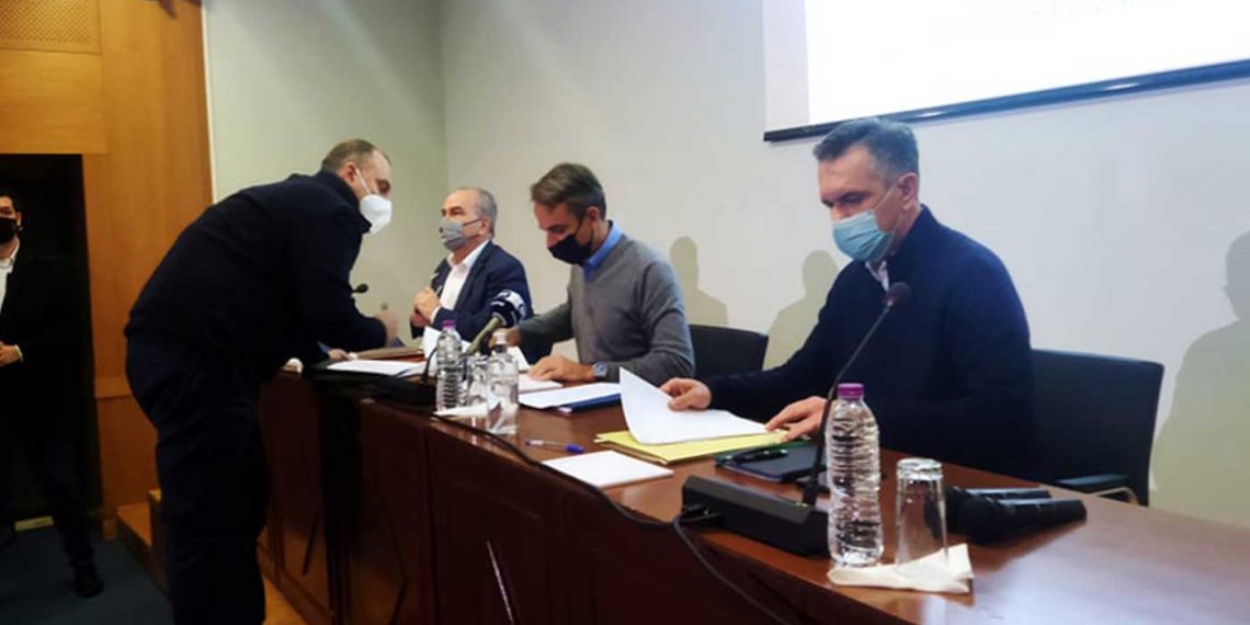 Κοζάνη: Σε εξέλιξη η σύσκεψη Μητσοτάκη – Υπουργών με φορείς της περιοχής